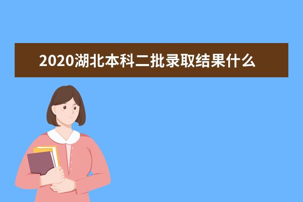 2020湖北本科二批錄取結(jié)果什么時候出來？湖北本科二批錄取結(jié)果查詢時間公布