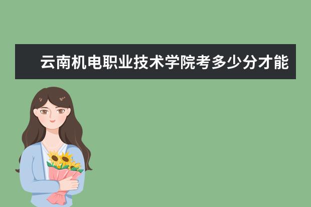 云南機電職業技術學院考多少分才能上