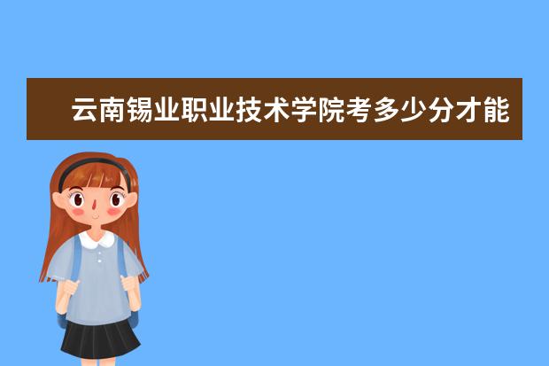 云南錫業職業技術學院考多少分才能上