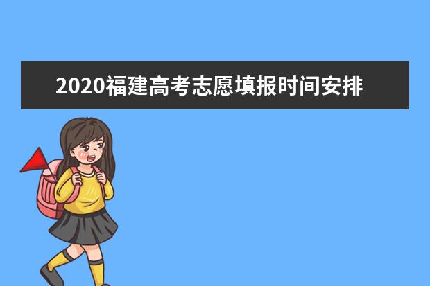 2020福建高考志愿填報時間安排及系統入口網址