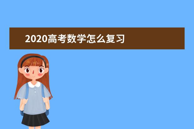 2020高考數(shù)學怎么復習