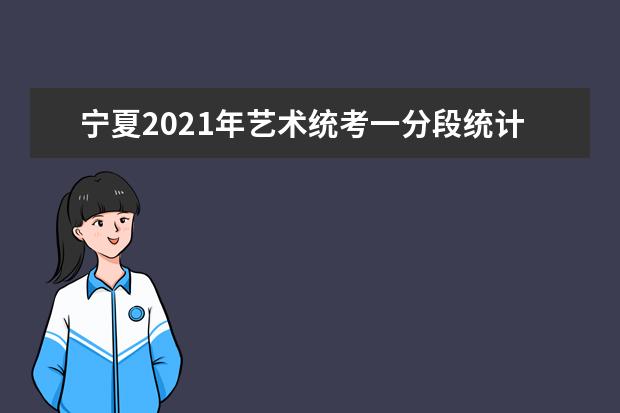 寧夏2021年藝術(shù)統(tǒng)考一分段統(tǒng)計表