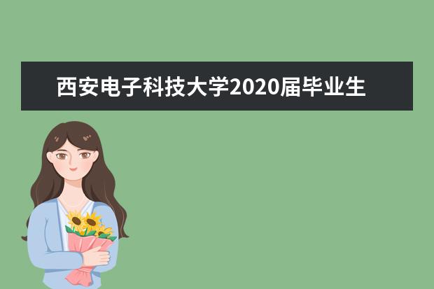 西安電子科技大學(xué)2020屆畢業(yè)生就業(yè)質(zhì)量年度報告
