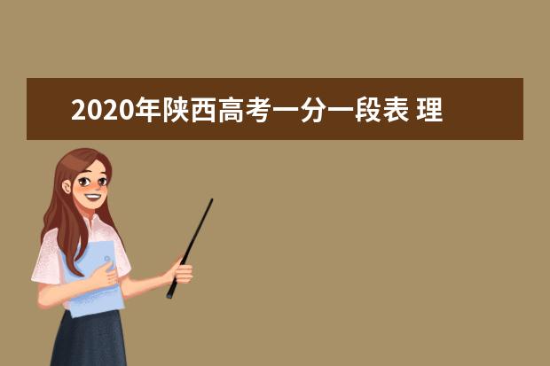 2020年陜西高考一分一段表 理科成績排名及考生人數統計