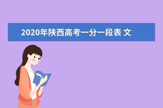 2020年陜西高考一分一段表 文科理科成績排名及考生人數統計