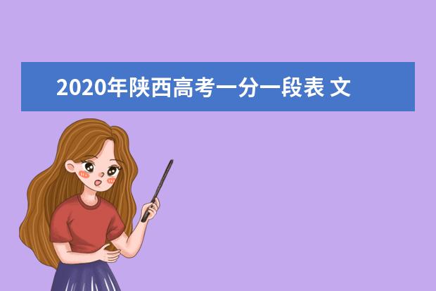 2020年陜西高考一分一段表 文科成績排名及考生人數統計