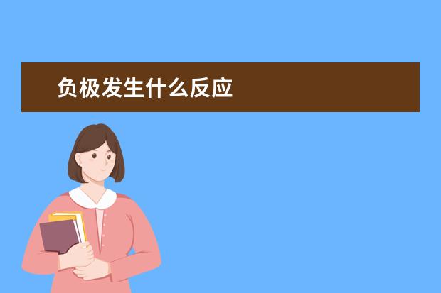 負極發(fā)生什么反應
