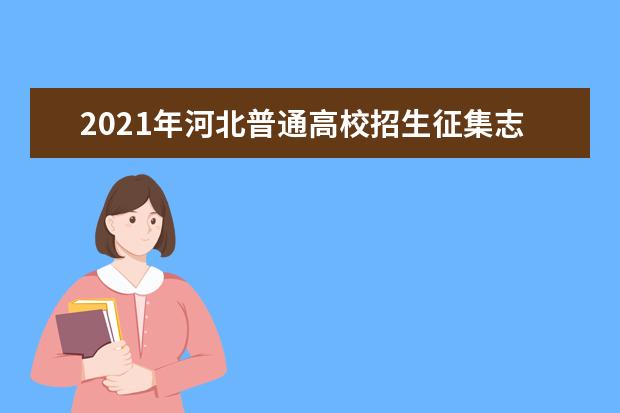 2021年河北普通高校招生征集志愿計(jì)劃說(shuō)明