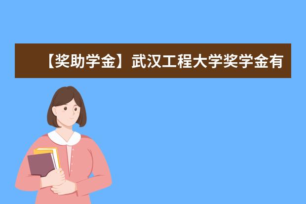 【獎助學金】武漢工程大學獎學金有哪些-多少錢-如何申請-怎么評定?