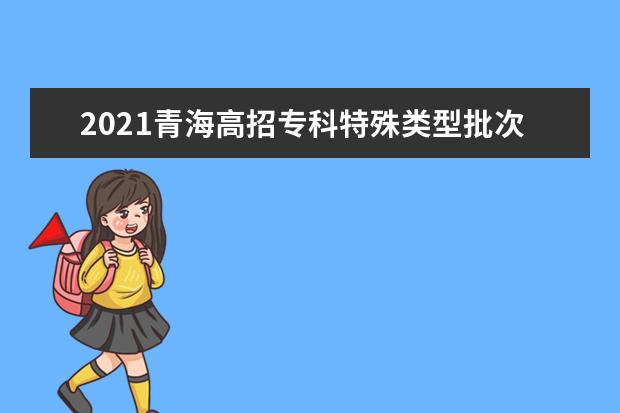 2021青海高招專科特殊類型批次錄取院校專業(yè)征集志愿投檔情況