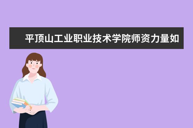 平頂山工業(yè)職業(yè)技術學院師資力量如何 師資水平怎么樣