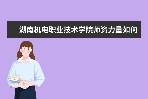 湖南機(jī)電職業(yè)技術(shù)學(xué)院師資力量如何 師資水平怎么樣