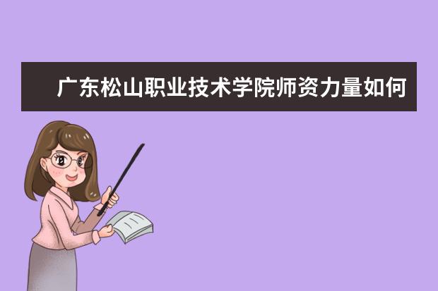 廣東松山職業(yè)技術(shù)學(xué)院師資力量如何 師資水平怎么樣