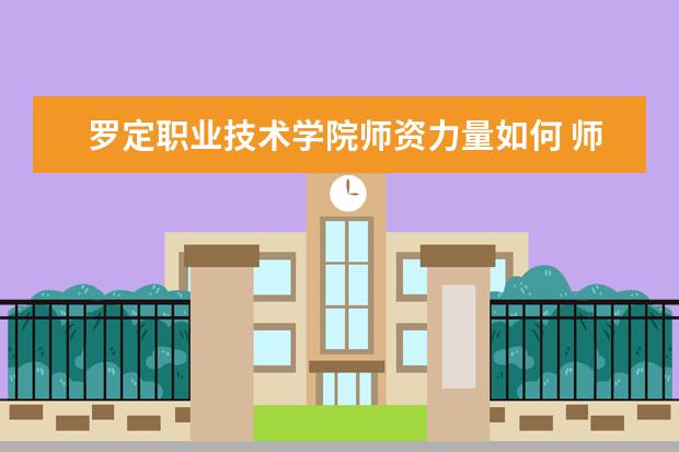 羅定職業(yè)技術(shù)學(xué)院師資力量如何 師資水平怎么樣