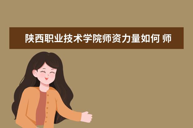 陜西職業技術學院師資力量如何 師資水平怎么樣