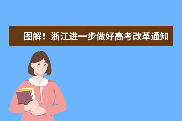 圖解!浙江進一步做好高考改革通知